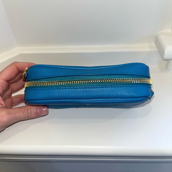 Cerulean / Turquoise blue PRADA mini crossbody - Picture 3 of 13